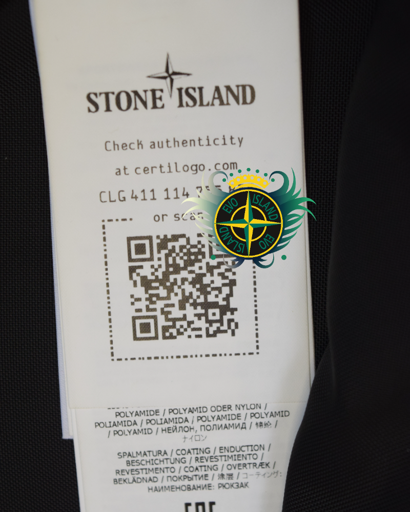Stone Island Backpack Grey detail view