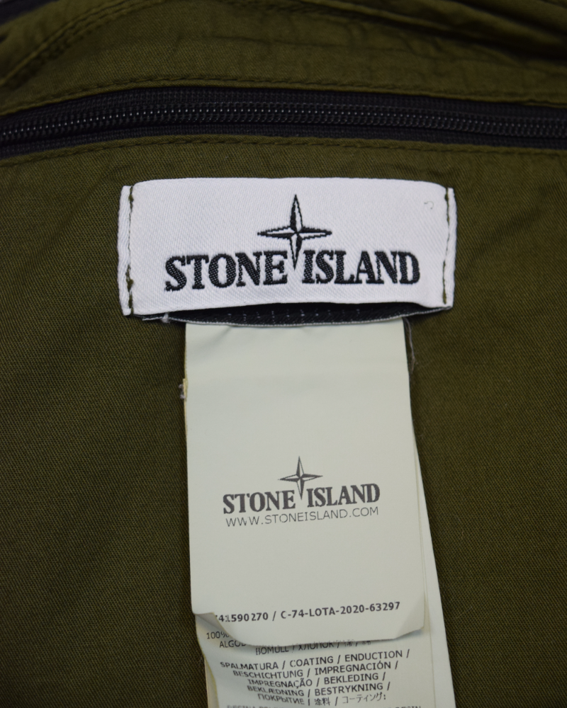 Stone Island Cross Body Bag Green detail view