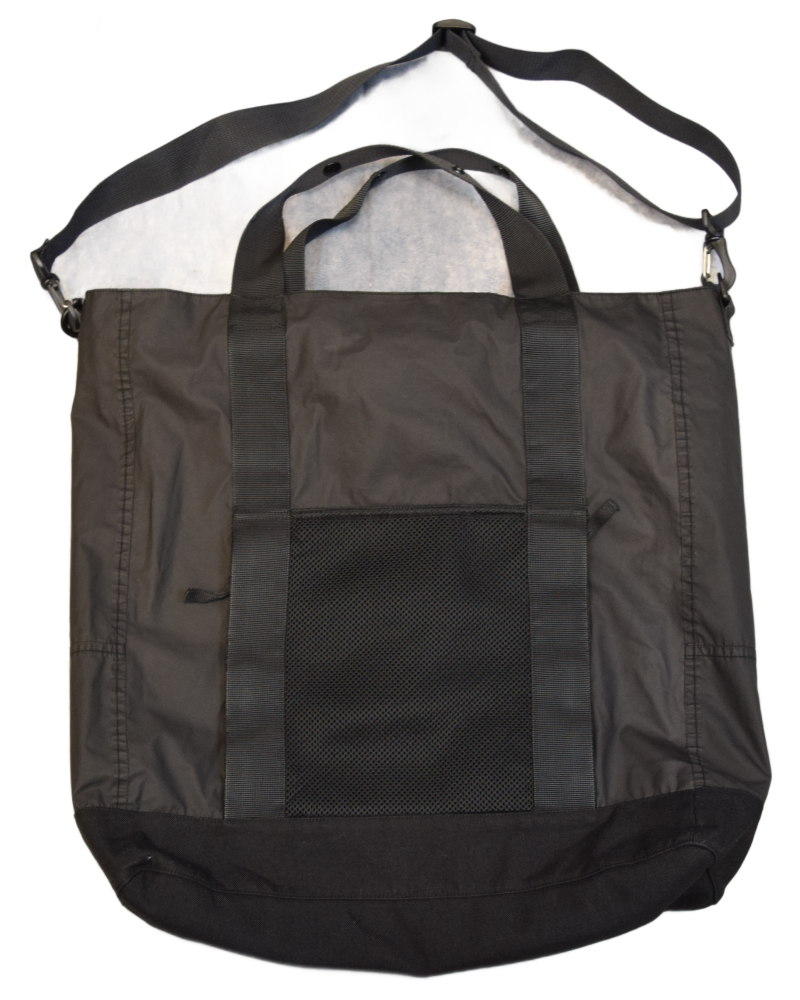 Stone Island Aggressive Gommato Tote Black back view