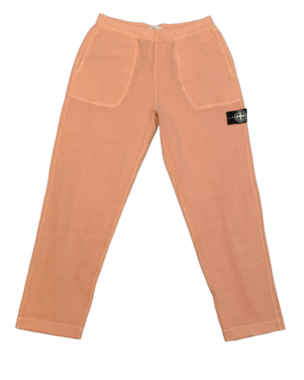 Stone Island Closed Loop Project Joggers Orange front view