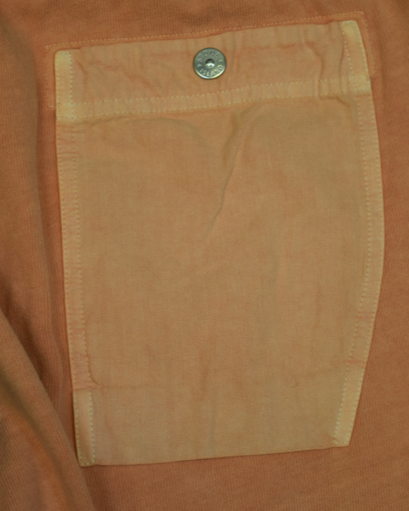 Stone Island Closed Loop Project Joggers Orange detail view