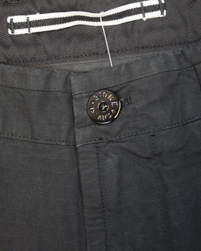 Stone Island Ripstop Cargos Black detail view
