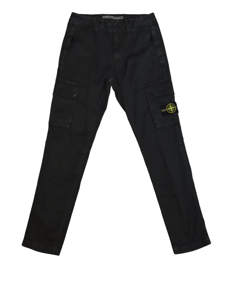 Stone Island Cargos Black front view