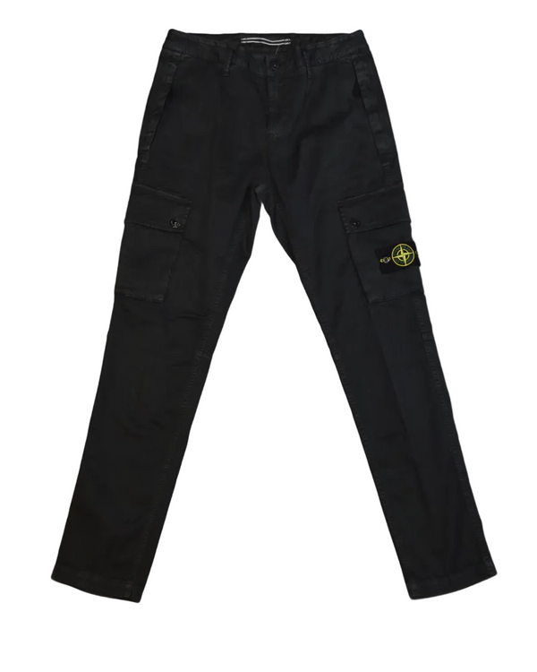 Stone Island Cargos Black front view