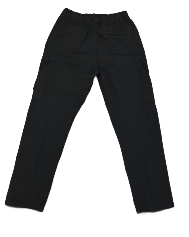 Stone Island Cargos Elasticated Waist Black back view