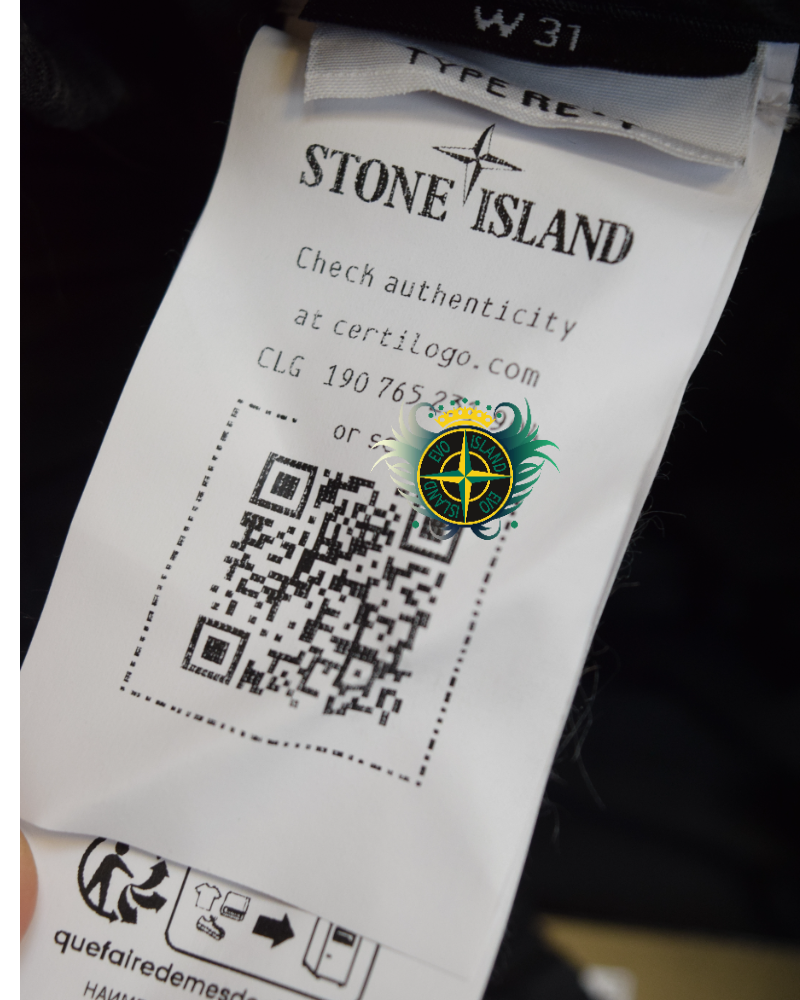 Stone Island Cargos Elasticated Waist Black detail view