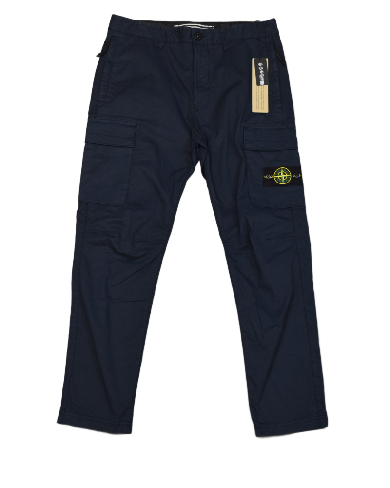 Stone Island Cargos Navy Blue front view