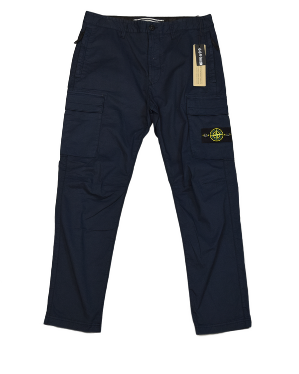 Stone Island Cargos Navy Blue front view
