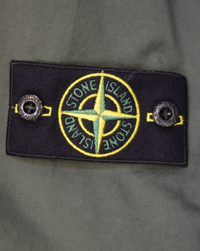 Stone Island Overshirt Green detail view