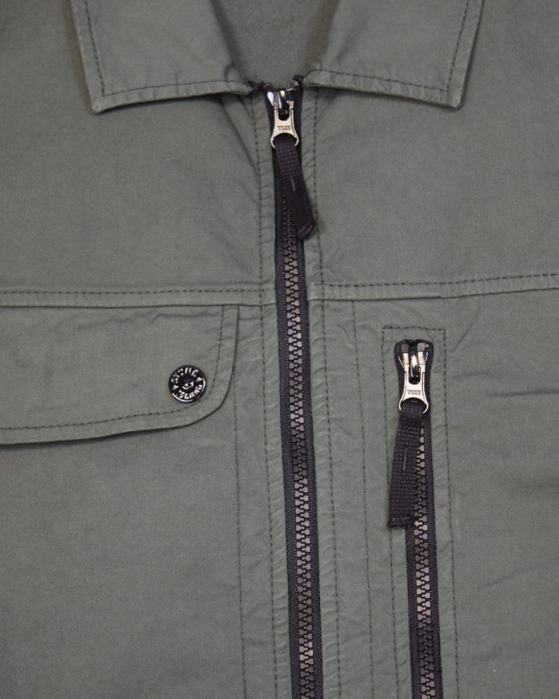 Stone Island Overshirt Green detail view