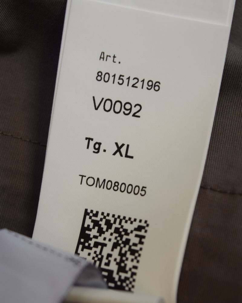 Stone Island Side Print Overshirt Grey detail view