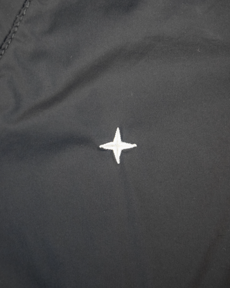 Stone Island Skin Touch Nylon-TC With Polar Tech Alpha Tech S.I. Stellina Black detail view