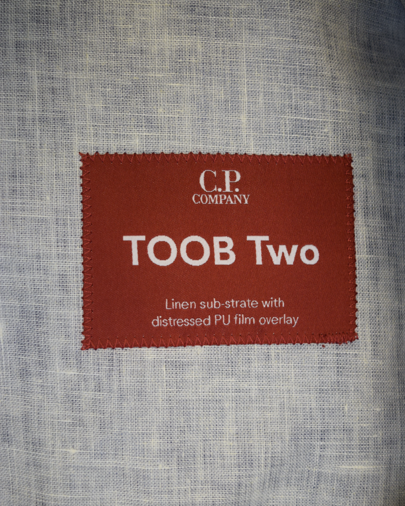 C.P. Company TOOB Two Goggle Jacket Blue detail view
