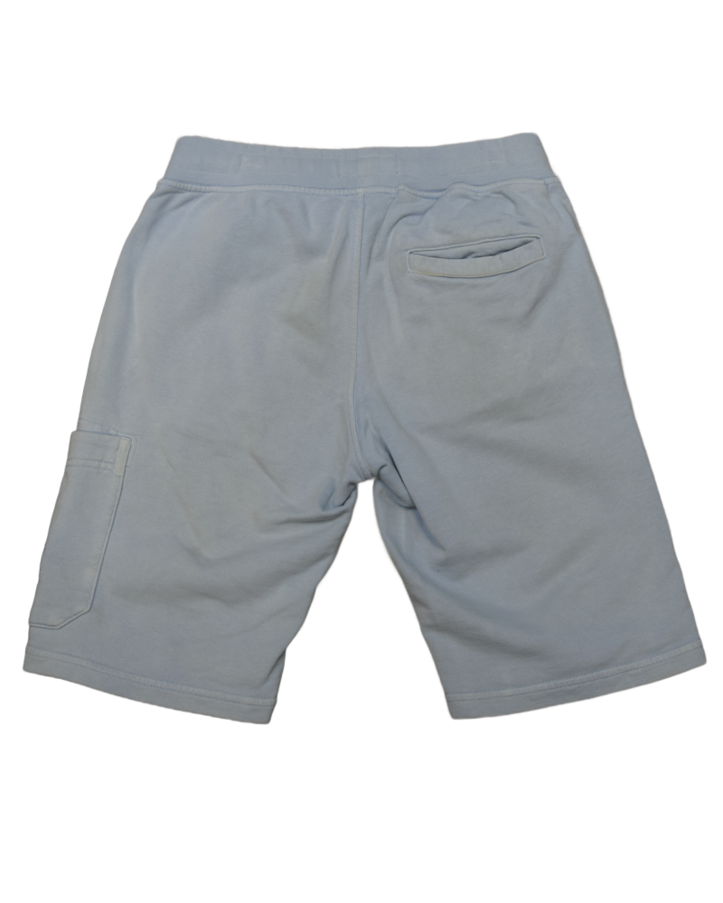 Stone Island Kids Jogger Shorts Blue back view