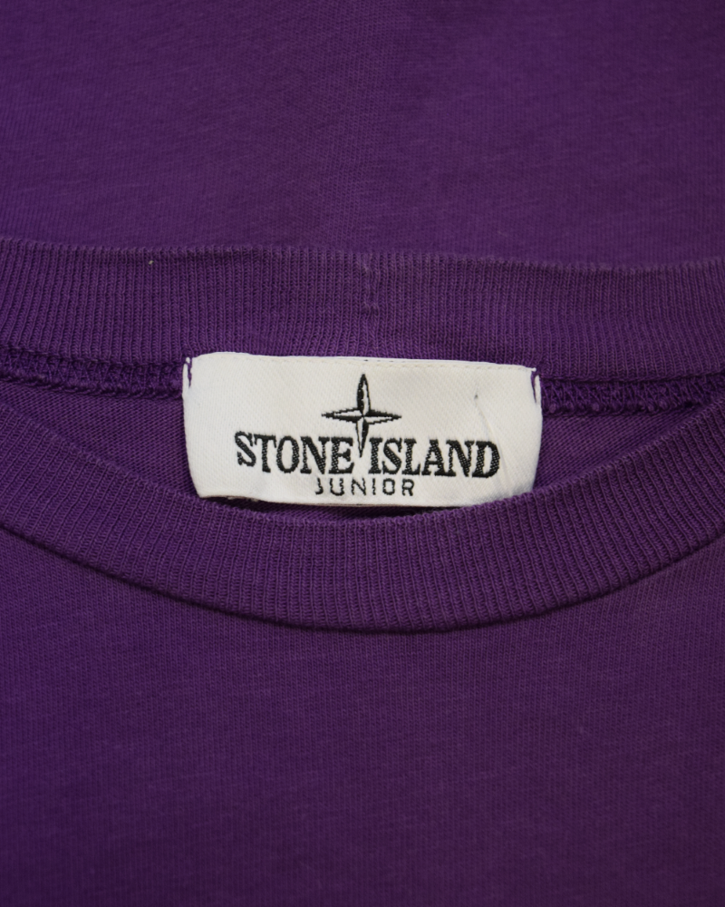 Stone Island Kids Patch Project T-Shirt Purple detail view