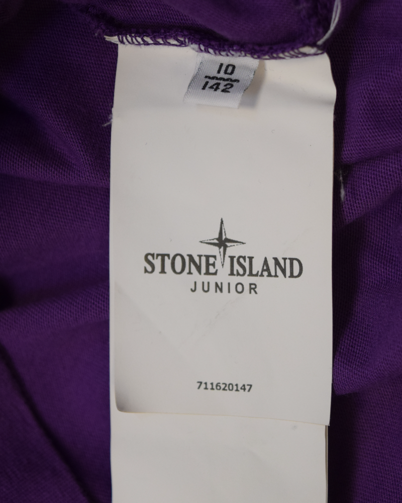 Stone Island Kids Patch Project T-Shirt Purple detail view