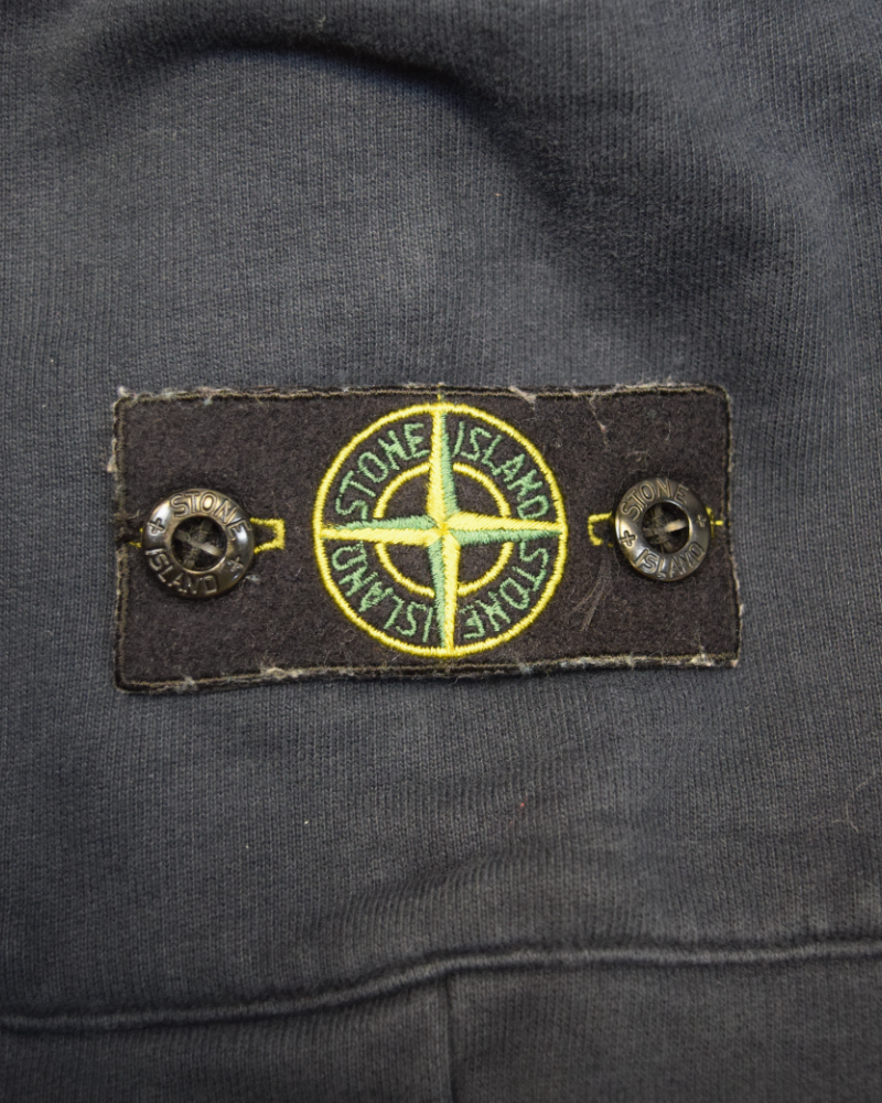 Stone Island Kids Joggers Navy Blue detail view