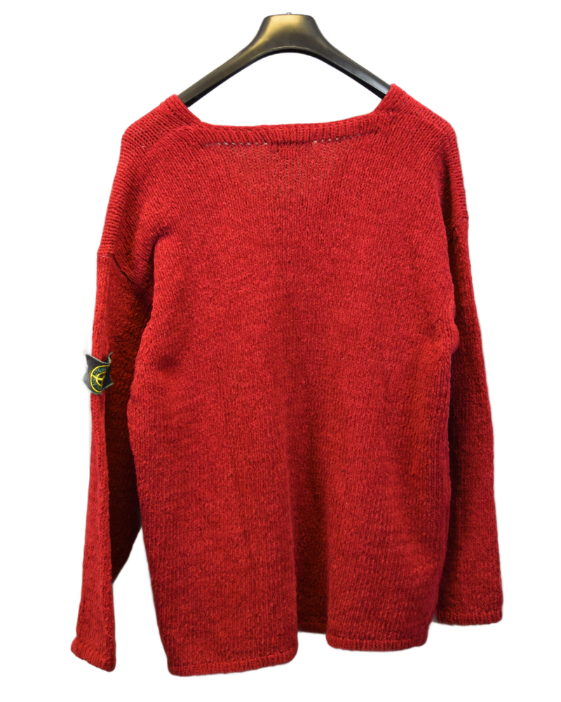 Stone Island Vintage V-neck Knit back view