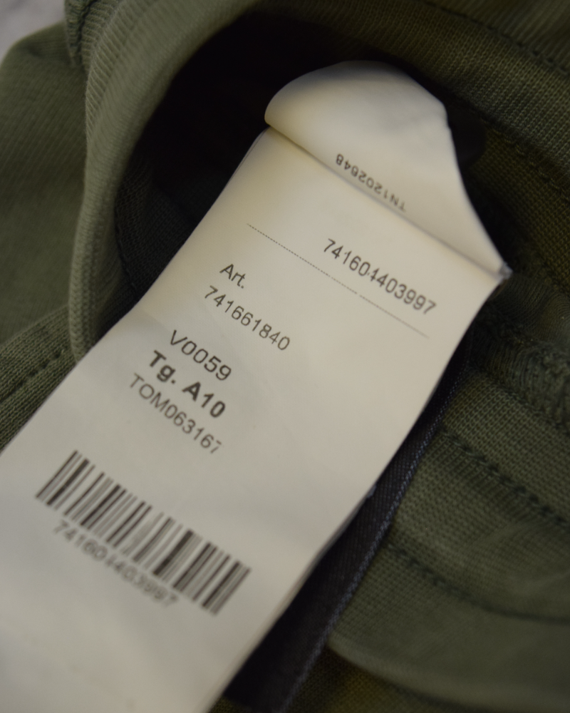 Stone Island Kids Jogger Shorts Green detail view