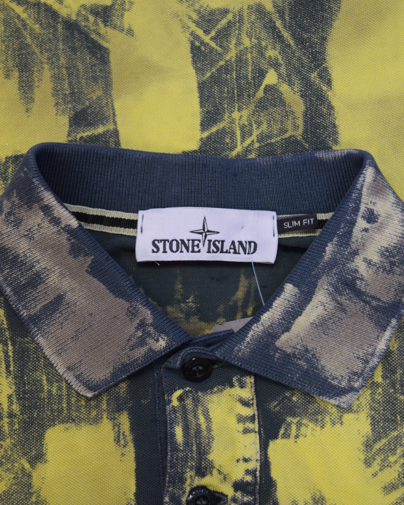 Stone Island x Snowbeast Customs Patch Project Polo detail view
