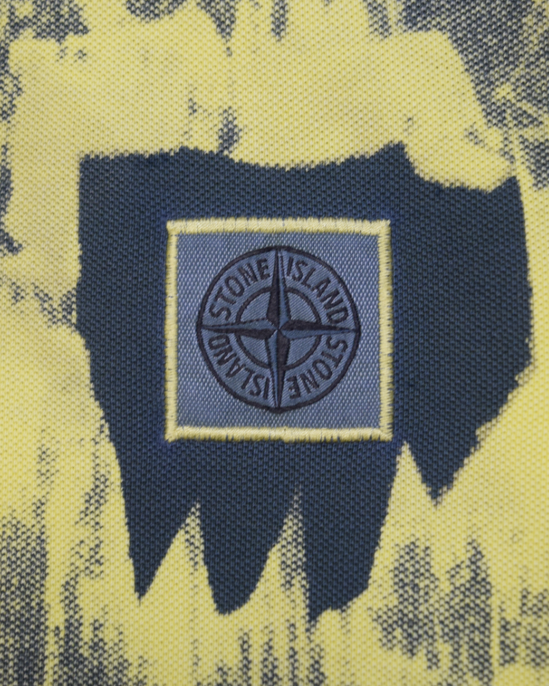 Stone Island x Snowbeast Customs Patch Project Polo detail view