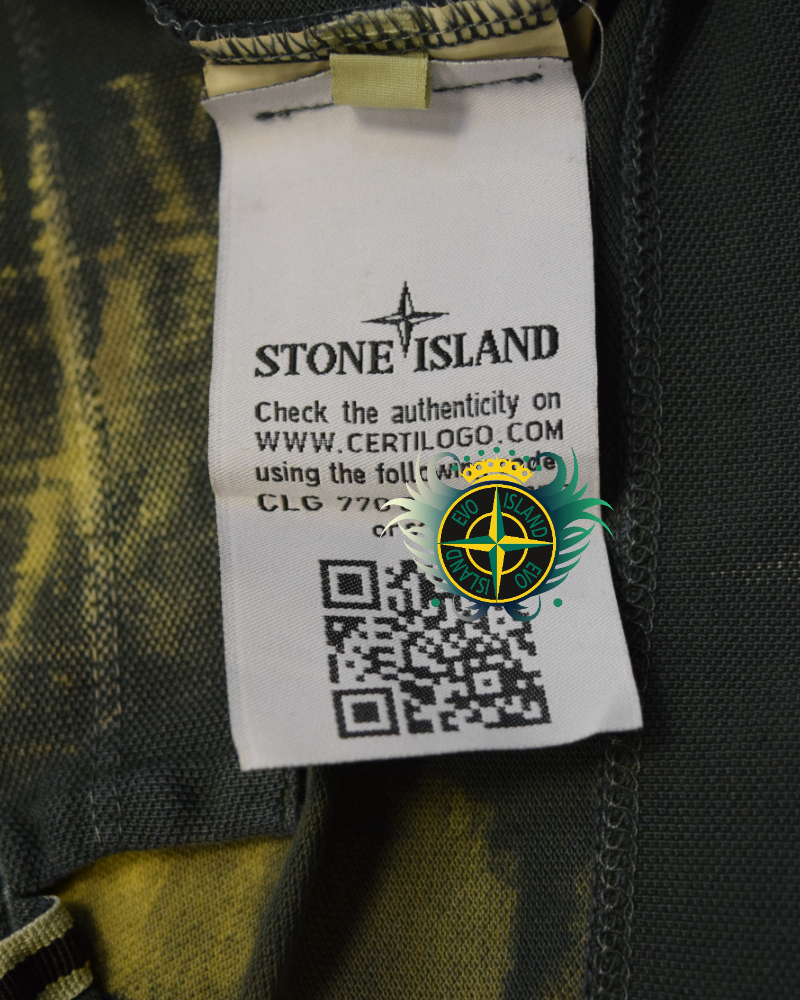 Stone Island x Snowbeast Customs Patch Project Polo detail view
