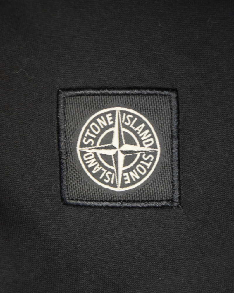 Stone Island Long Sleeve Patch Project T-Shirt Black detail view