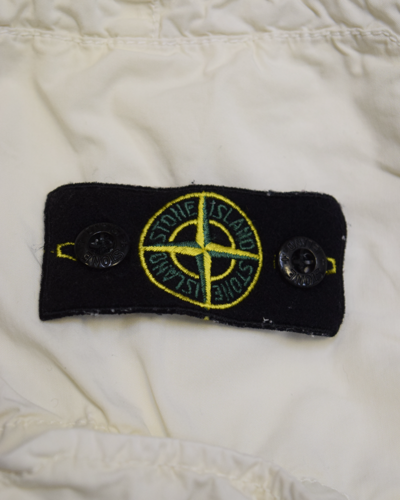 Stone Island Kids Cargo Shorts Ivory detail view