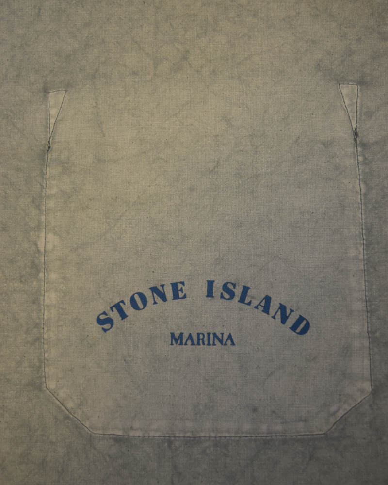 Stone Island Marina Chalk Plated Short Sleve Shirt Light Blue detail view