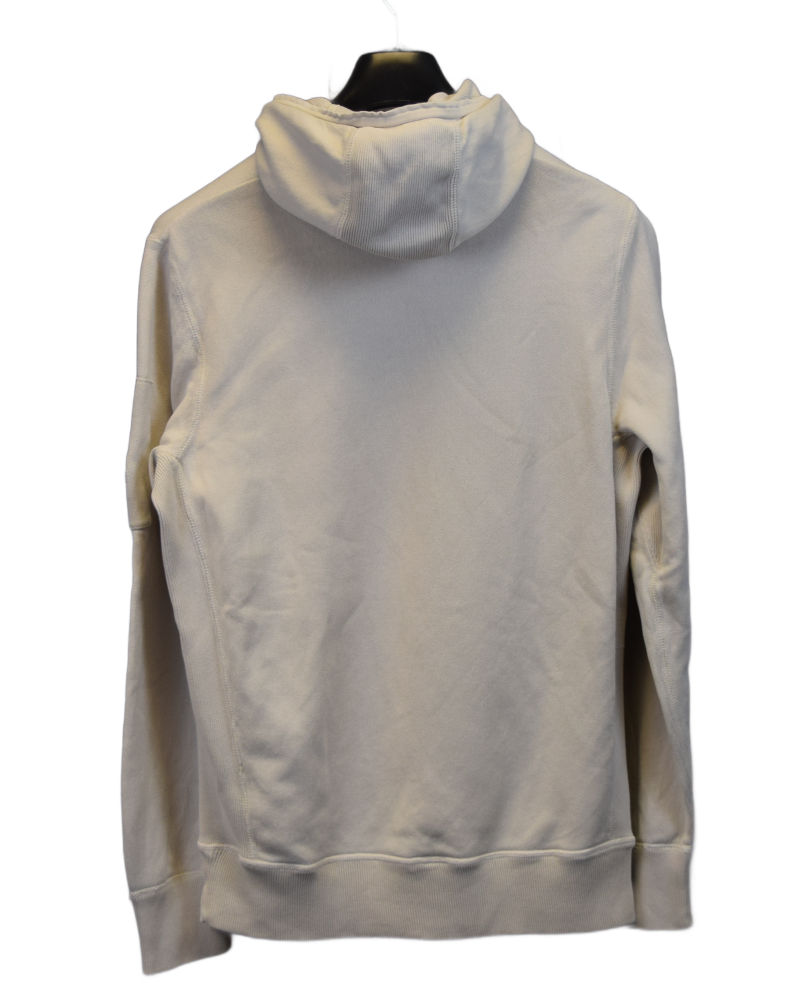 C.P. Company Lense Hoodie Off White back view