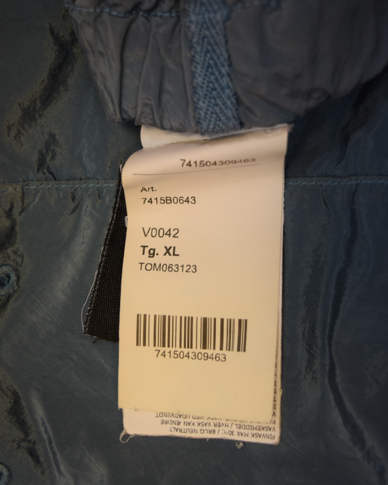 Stone Island Nylon Metal Swim Shorts Turquoise detail view