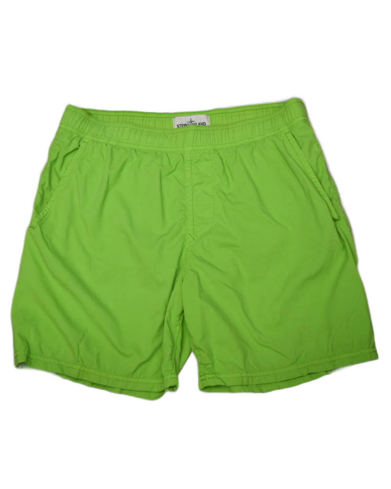Stone Island Swim Shorts Green back view