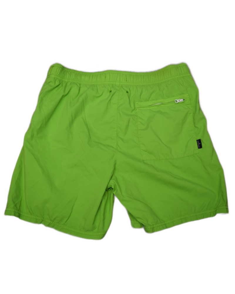 Stone Island Swim Shorts Green front view