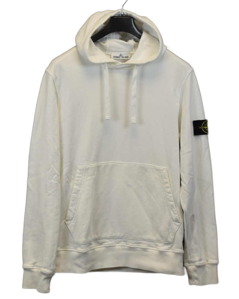 Stone Island Hoodie White front view
