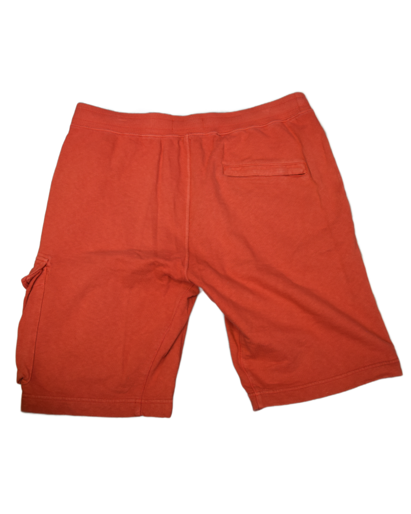 Stone Island Jogger Shorts Red back view