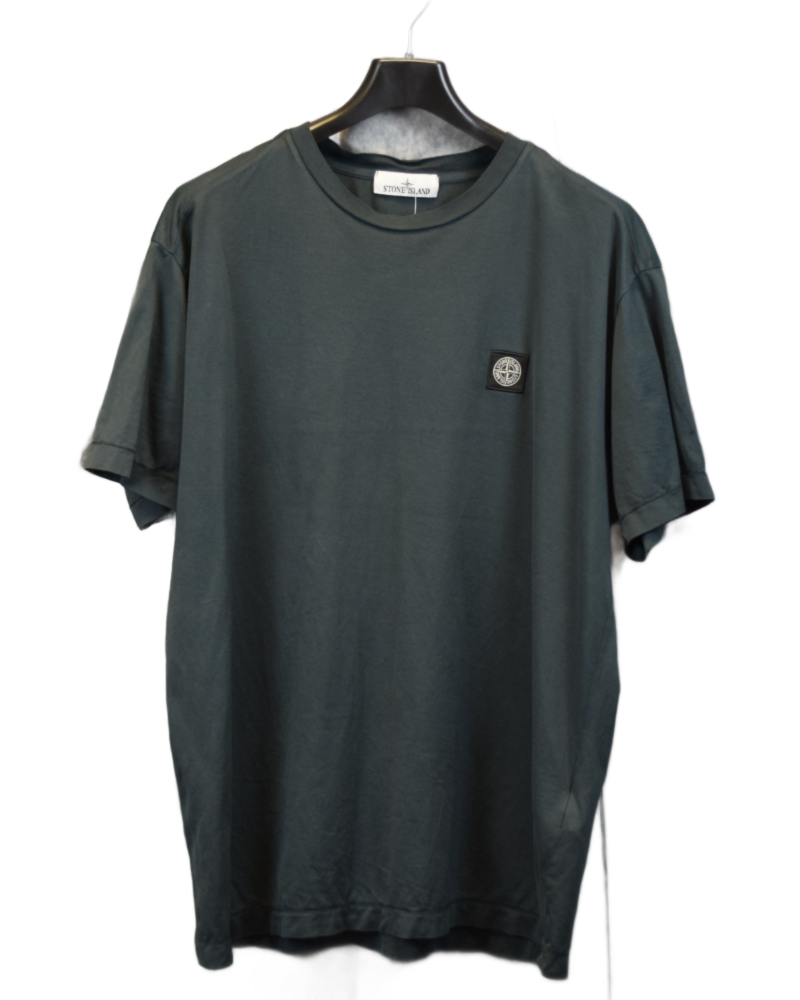 Stone Island Patch Project T-Shirt Navy Blue front view