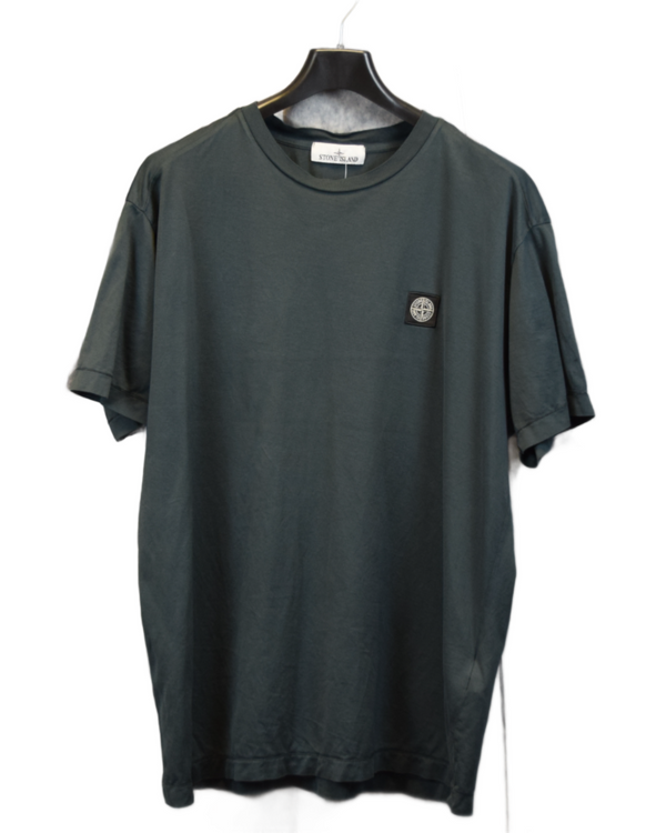Stone Island Patch Project T-Shirt Navy Blue front view