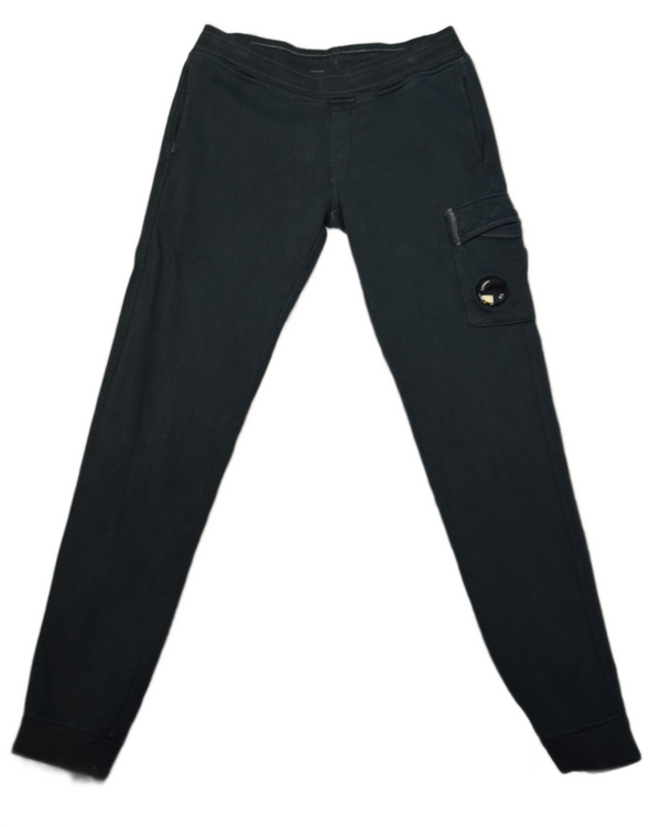 C.P Company Lense Joggers Navy Blue front view