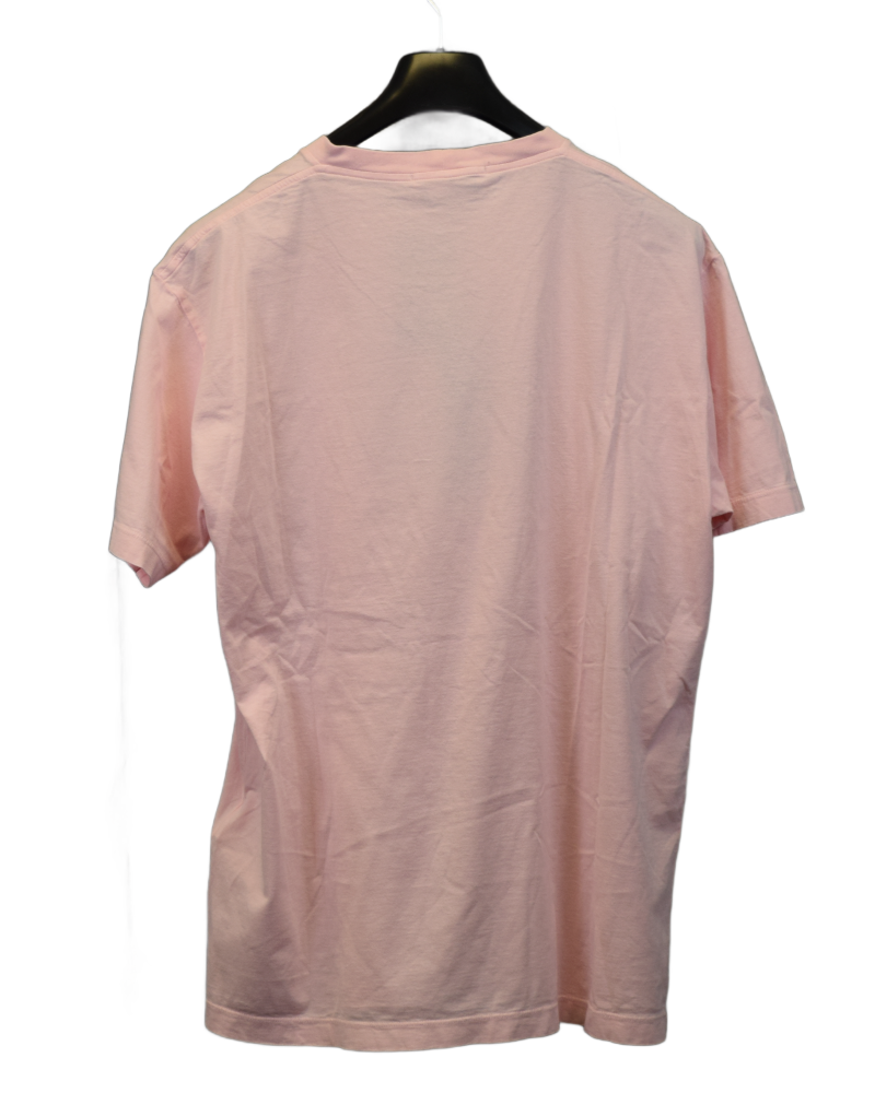 Stone Island Distrorted Chest Print Pink back view