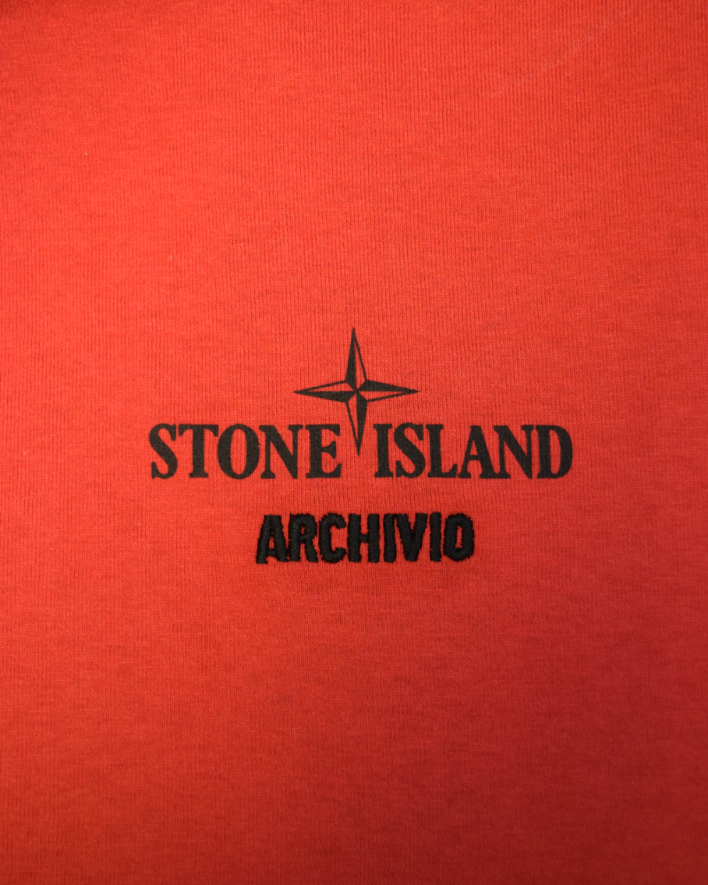 Stone Island Archivio T-Shirt Red detail view