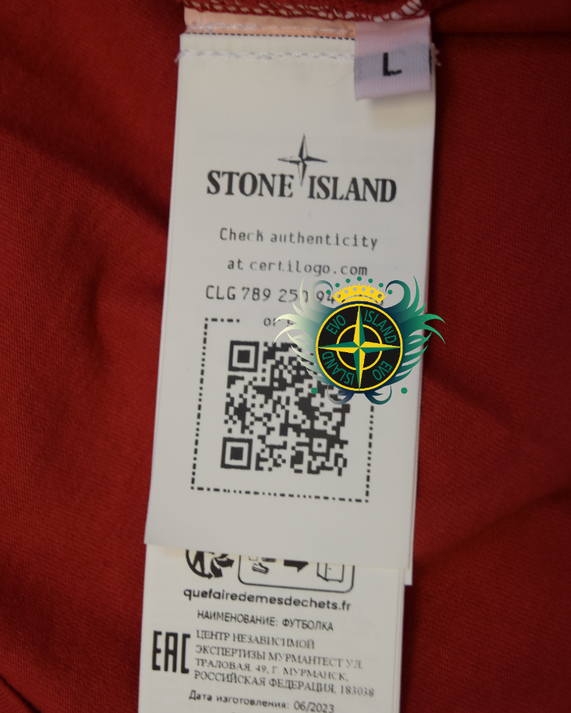 Stone Island Archivio T-Shirt Red detail view