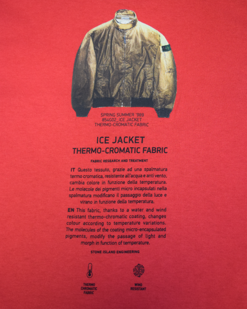 Stone Island Archivio T-Shirt Red detail view