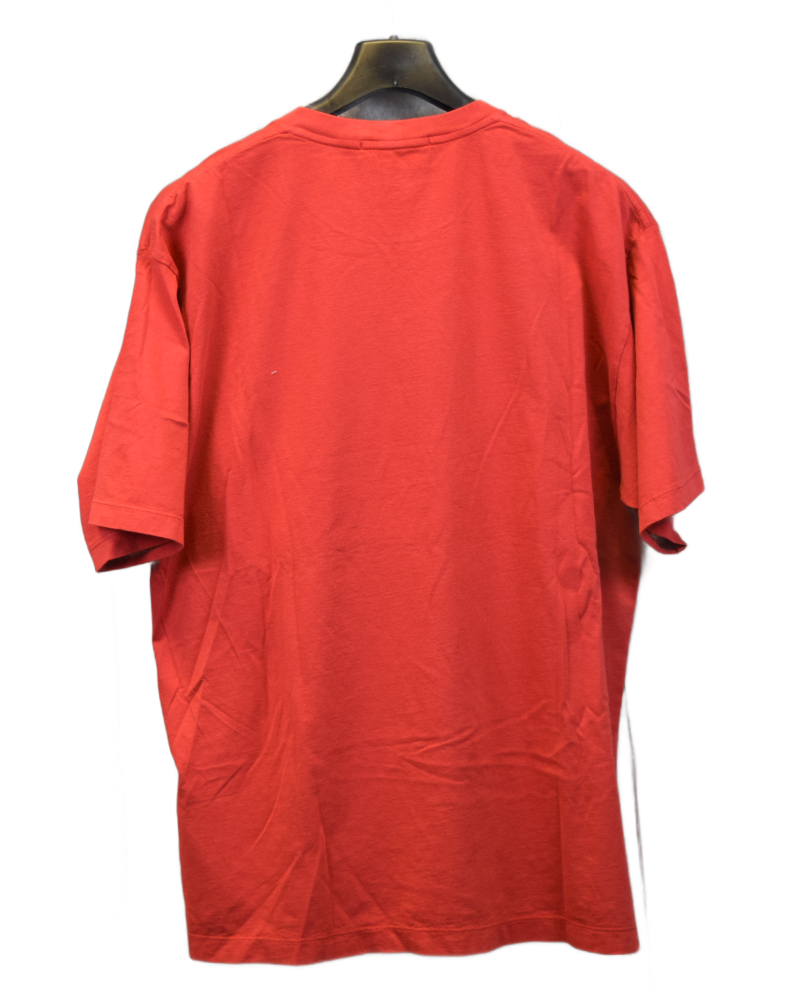 Stone Island Big Print T-Shirt Red back view