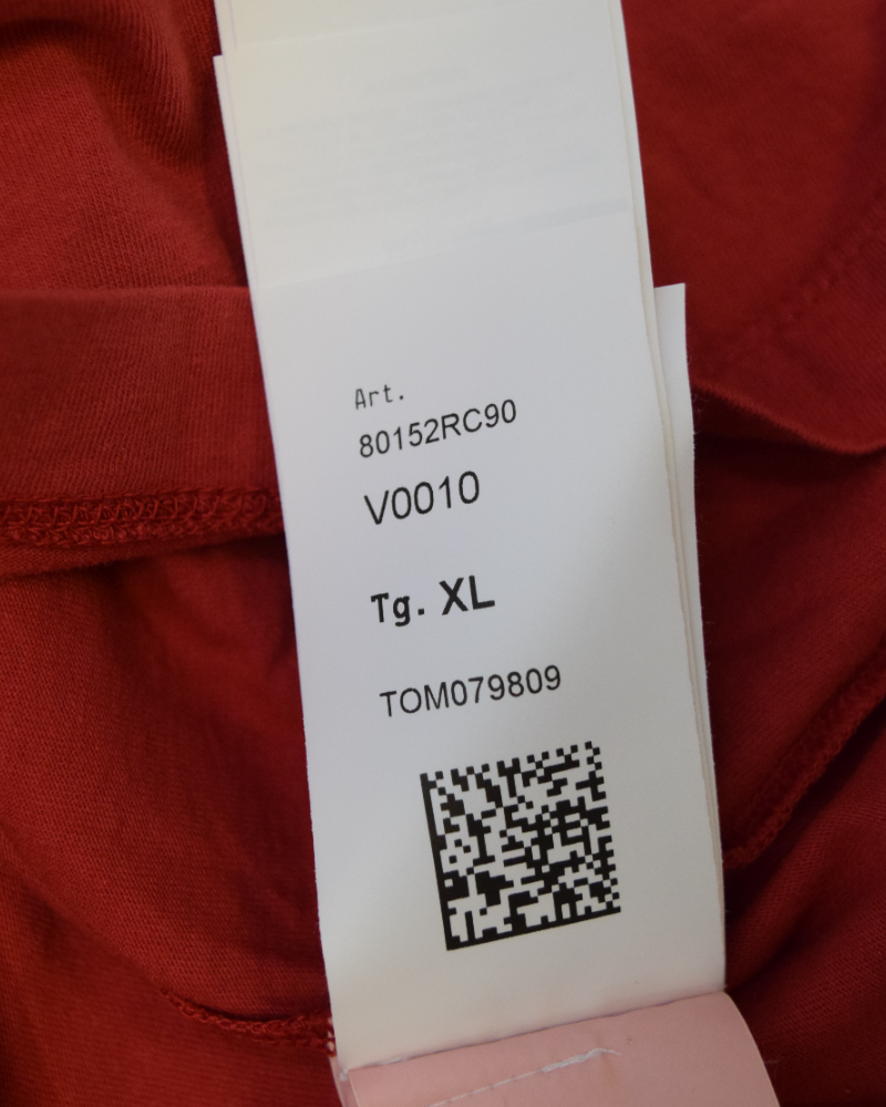 Stone Island Big Print T-Shirt Red detail view