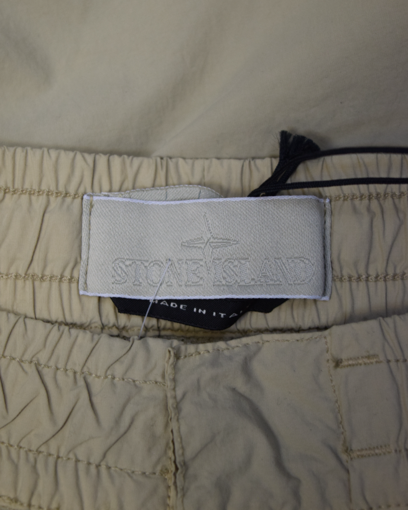 Stone Island Ghost Project Swim Shorts Beige detail view