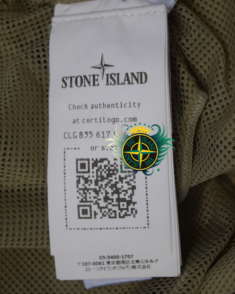 Stone Island Ghost Project Swim Shorts Beige detail view