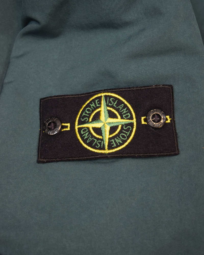Stone island Poly Tela David light TC Green detail view