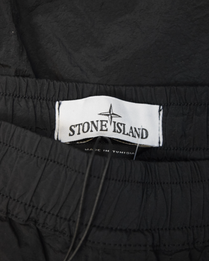 Stone Island Nylon Metal Cargo Shorts Navy Blue detail view