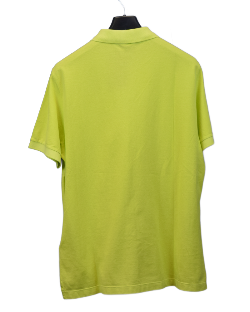 Stone Island Patch Project Polo Shirt Yellow back view