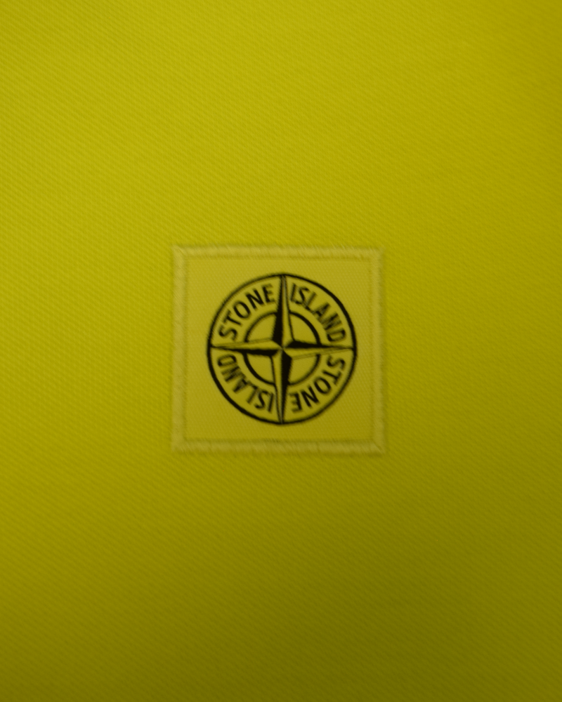 Stone Island Patch Project Polo Shirt Yellow detail view